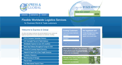Desktop Screenshot of expressandglobal.com